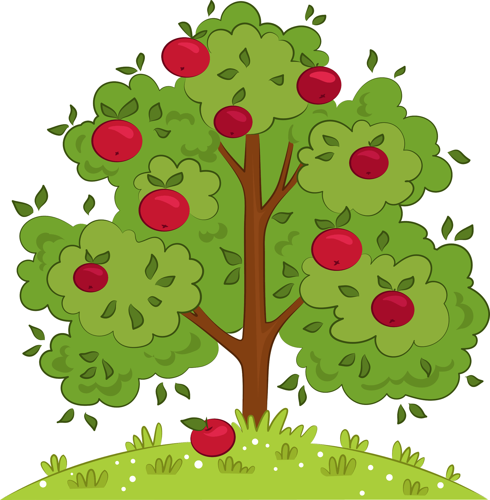 Apple tree clipart image