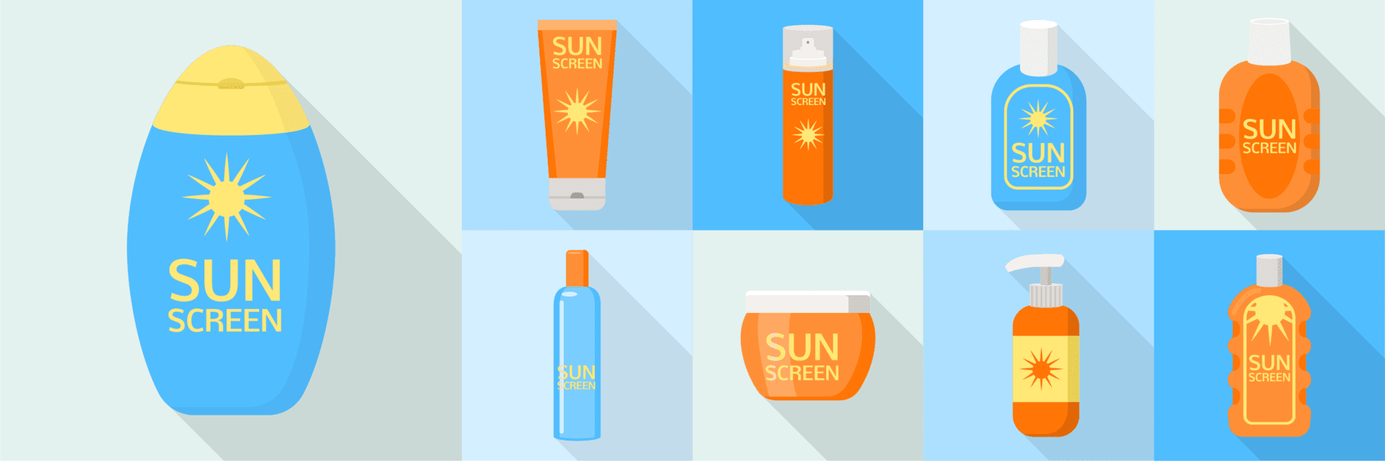 Benzene was just found in multiple brands of sunscreen clipart photo