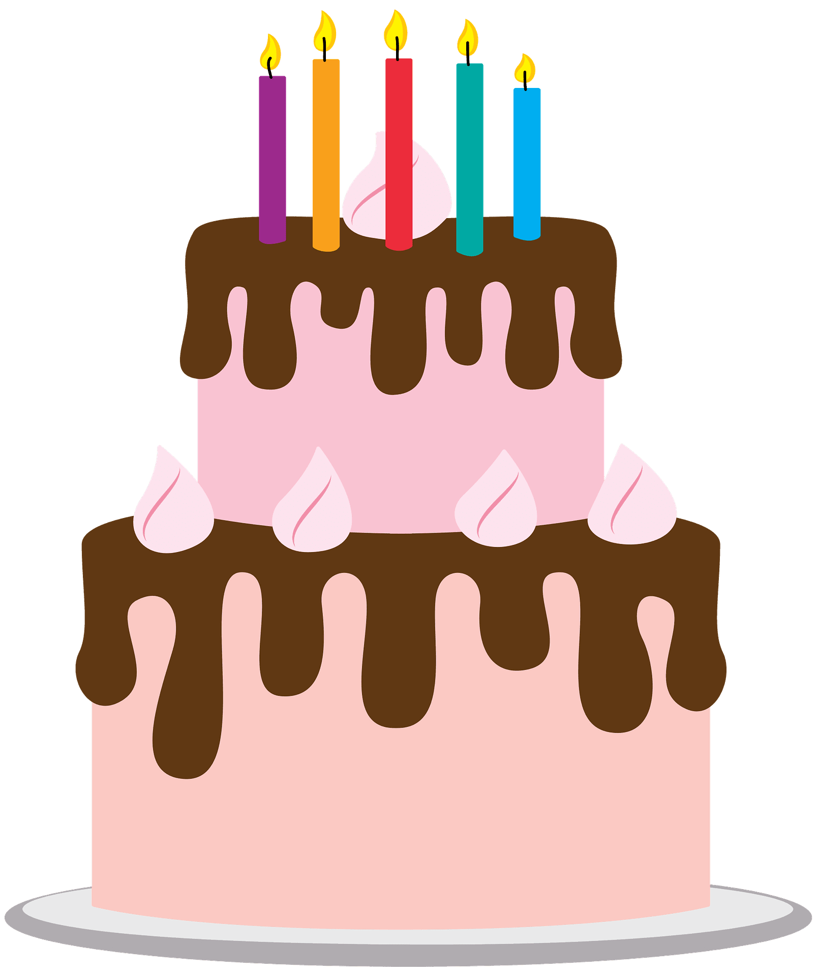 Birthday party cake clipart background