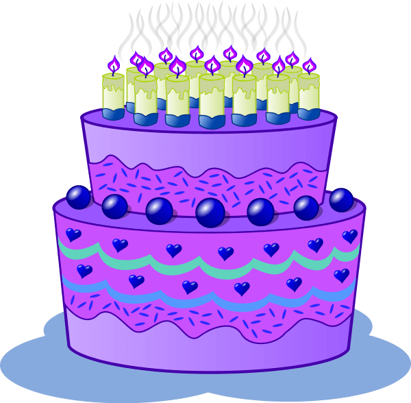 Birthday party cake clipart pictures clipartix