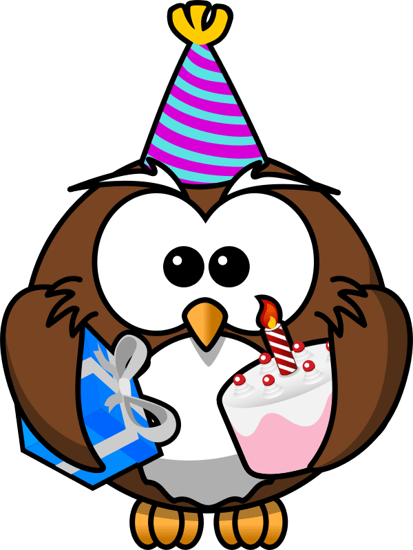 Birthday party clipart animations vectors 2