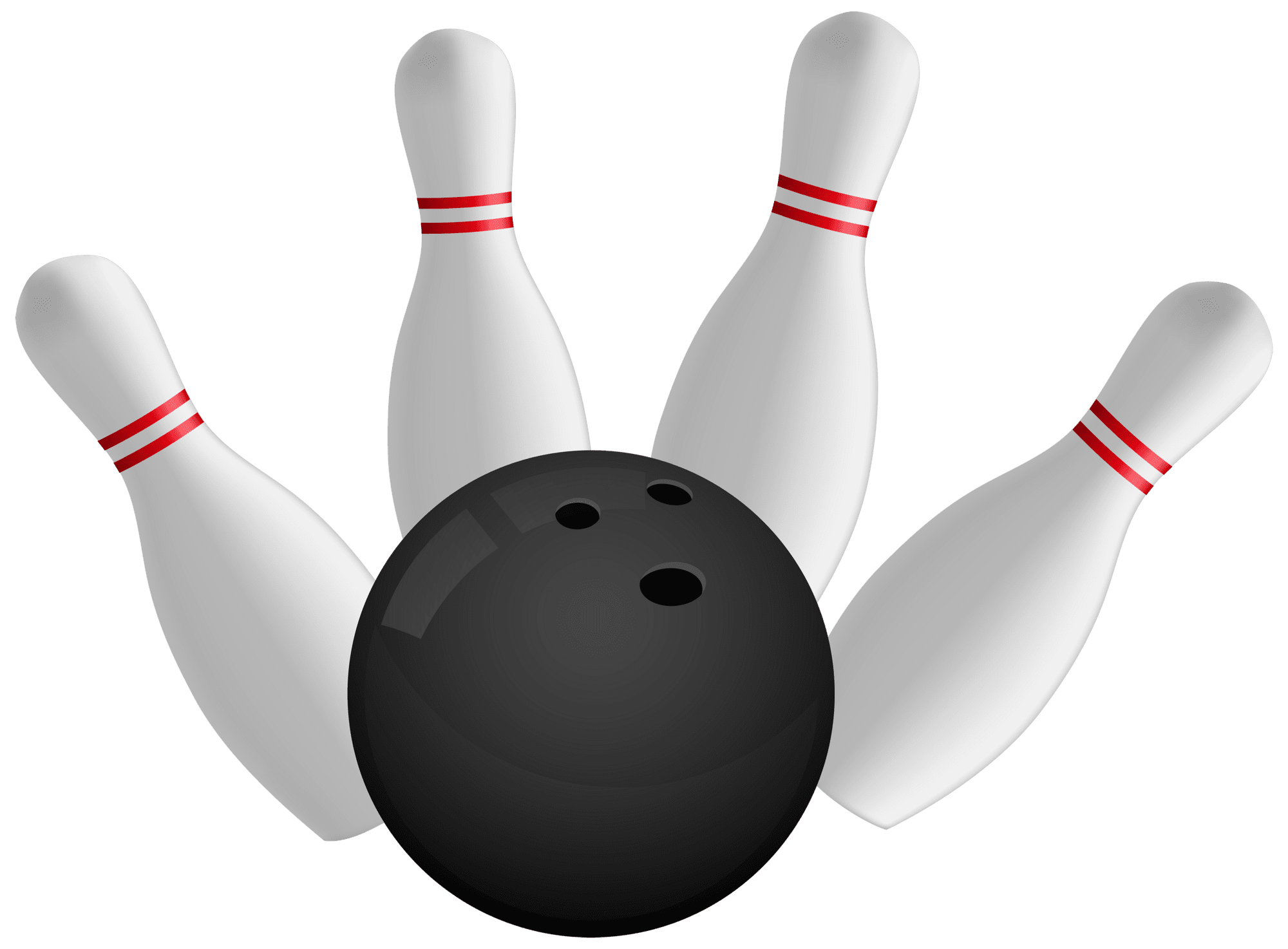 Bowling pin ball and pins clipart best background