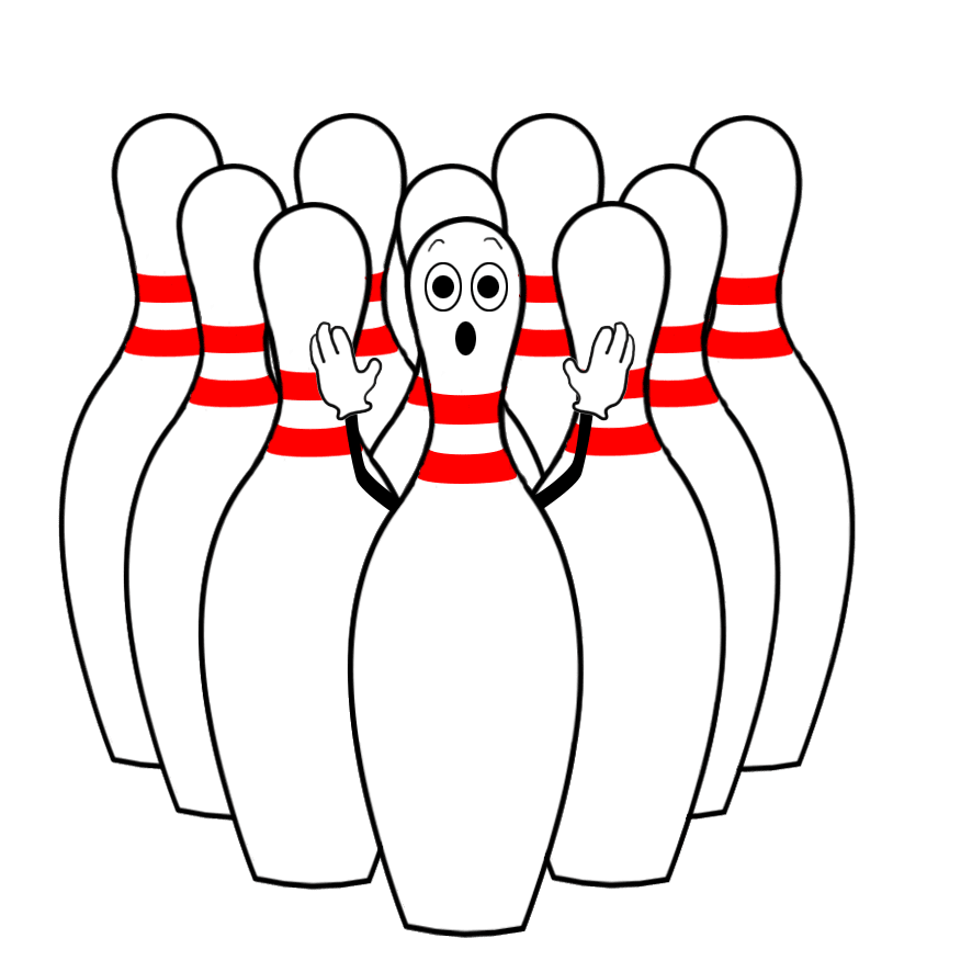 Bowling pin clipart clip art