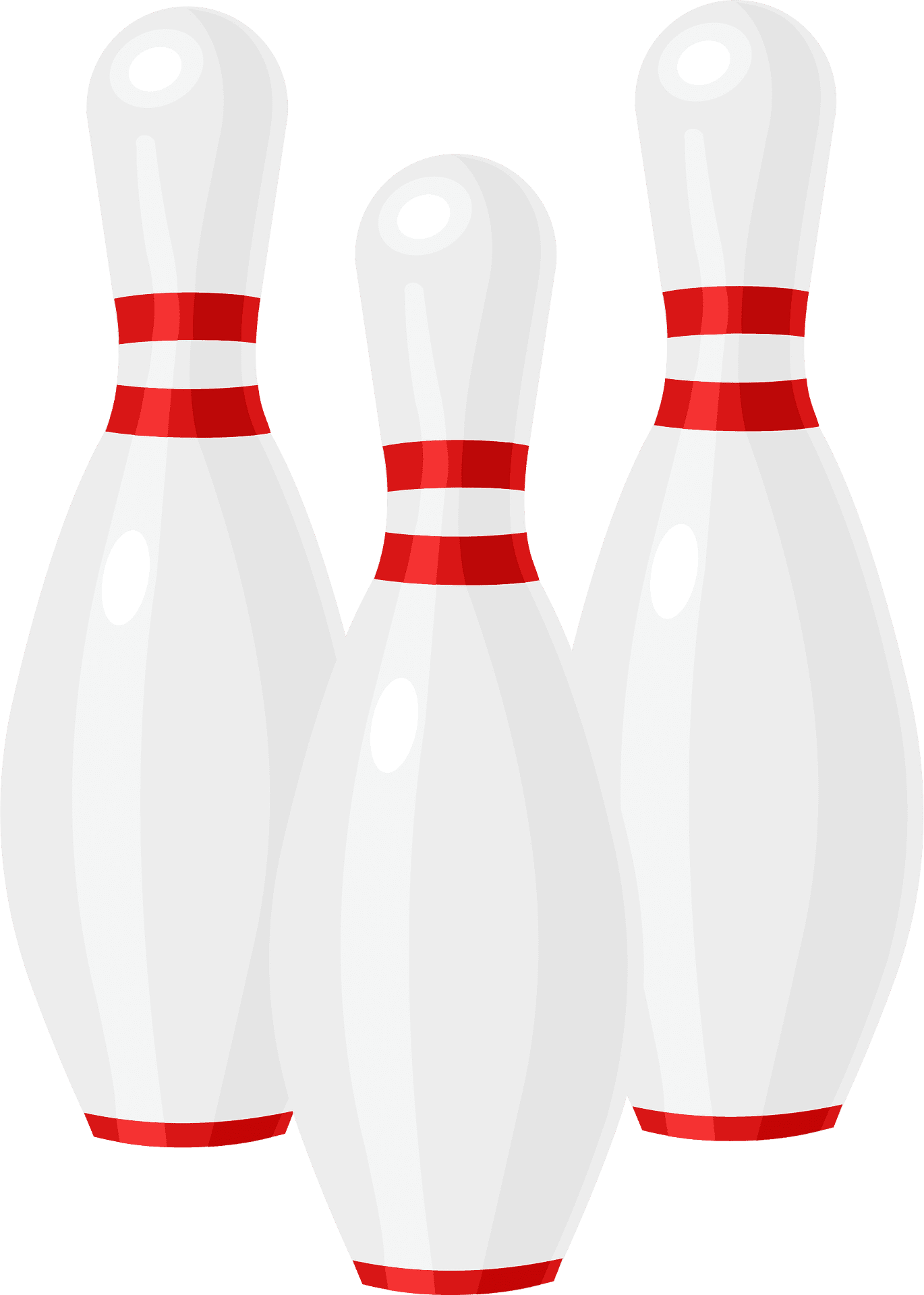 Bowling pin clipart vector