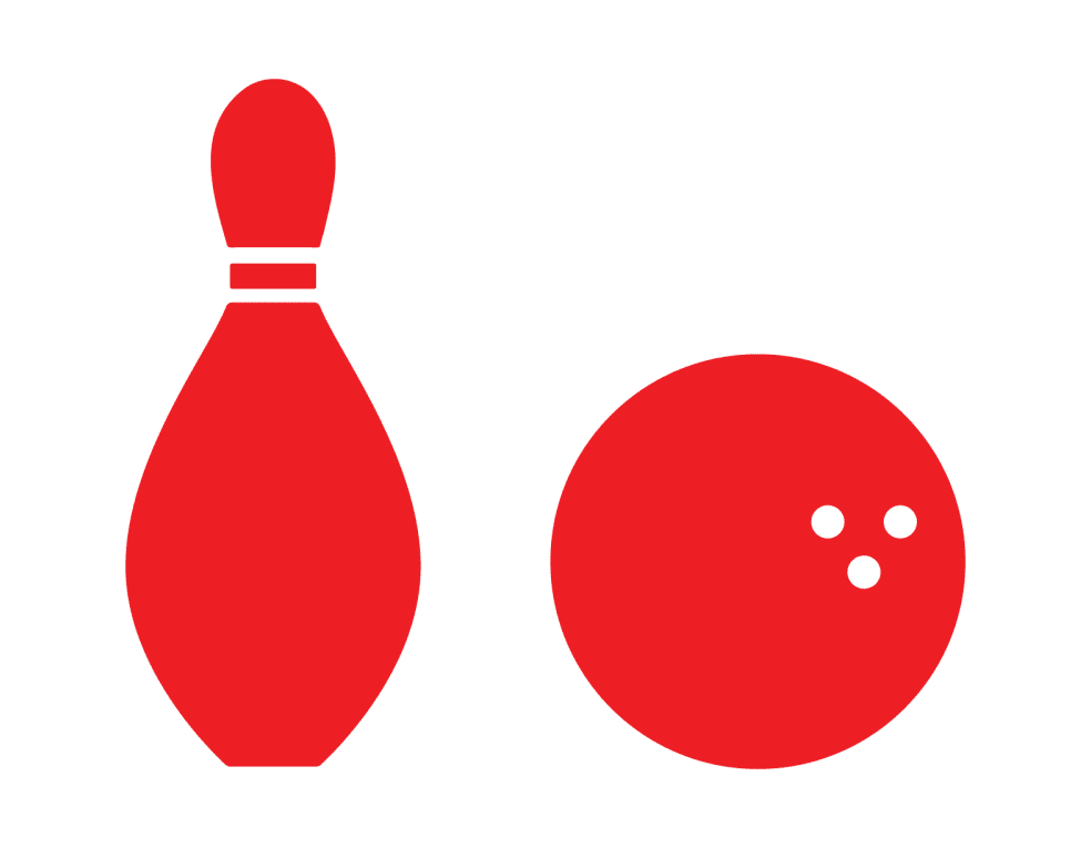 Bowling pin duckpin wilma clipart transparent