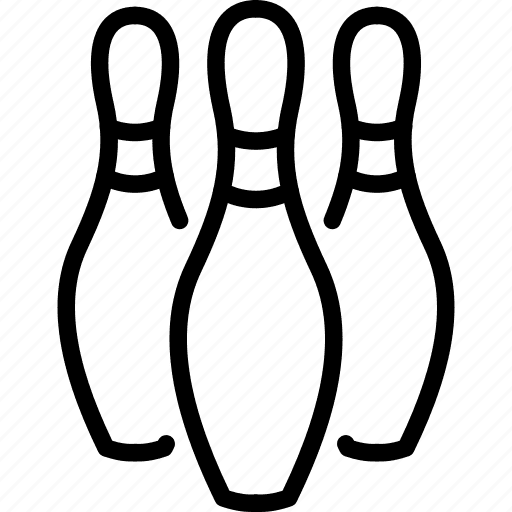 Bowling pin equipment game sport clipart picture