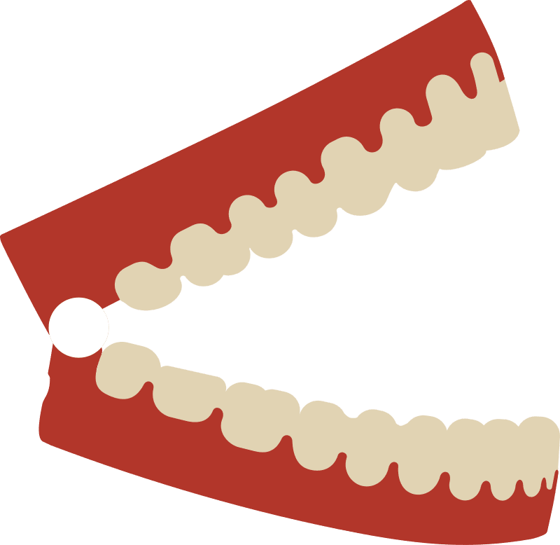 Clipart chattering teeth by printerkiller transparent
