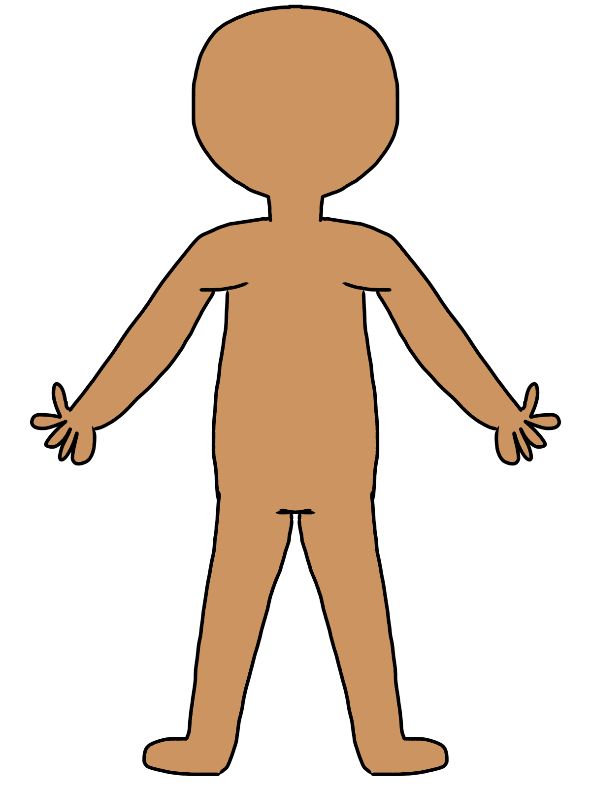 Clipart of the body image