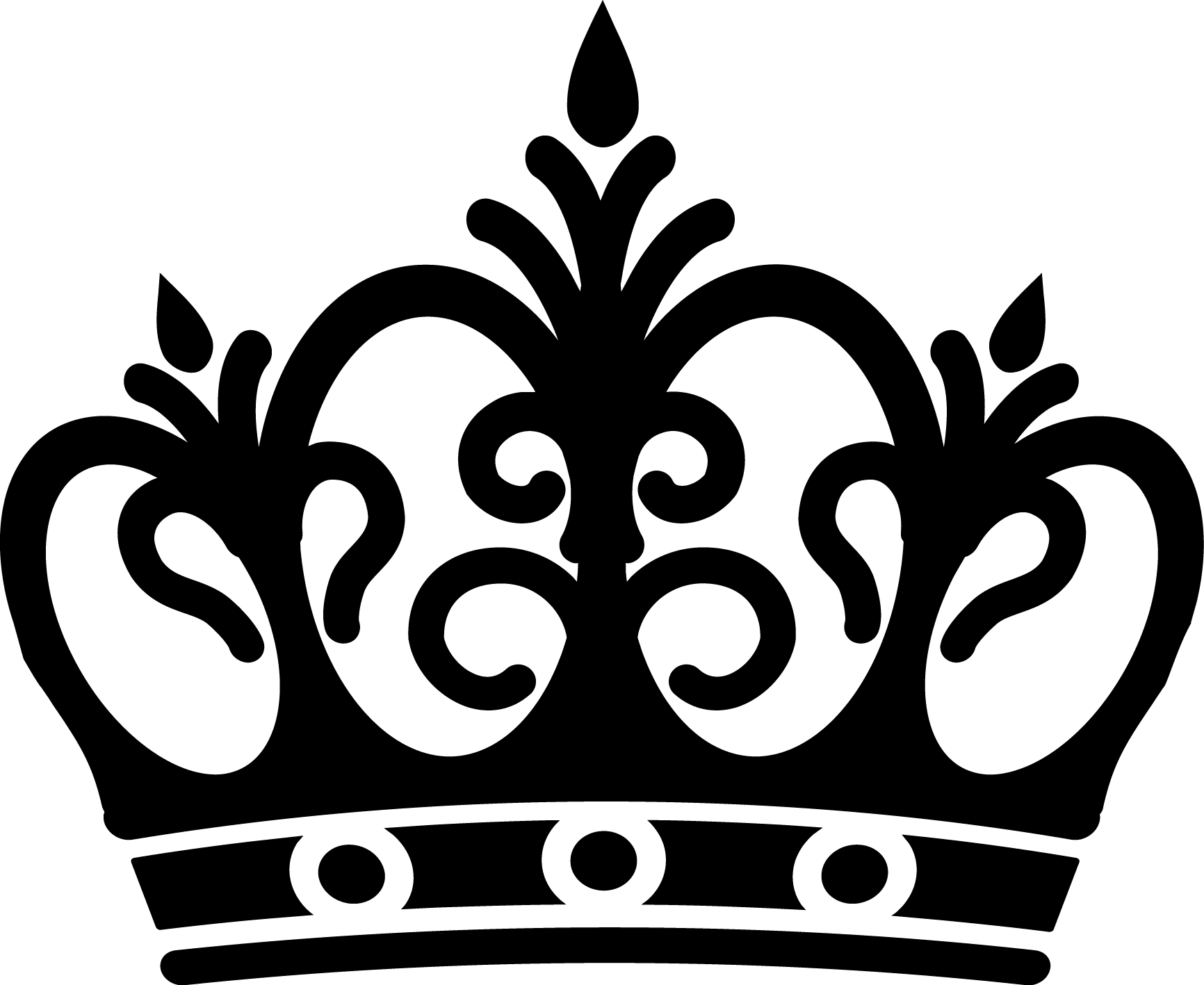 Clipart use simple king and queen crown free