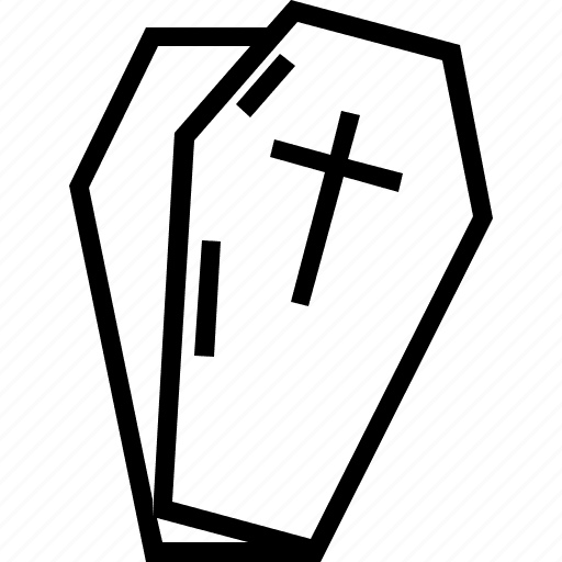 Coffin dead death funeral halloween scary clipart photo