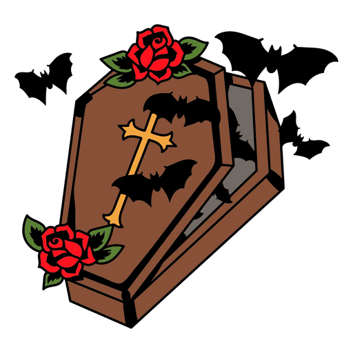 Coffin designs for shirt merch clipart picture