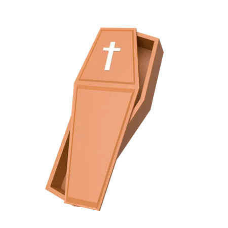 Coffin in blend gltf clipart picture
