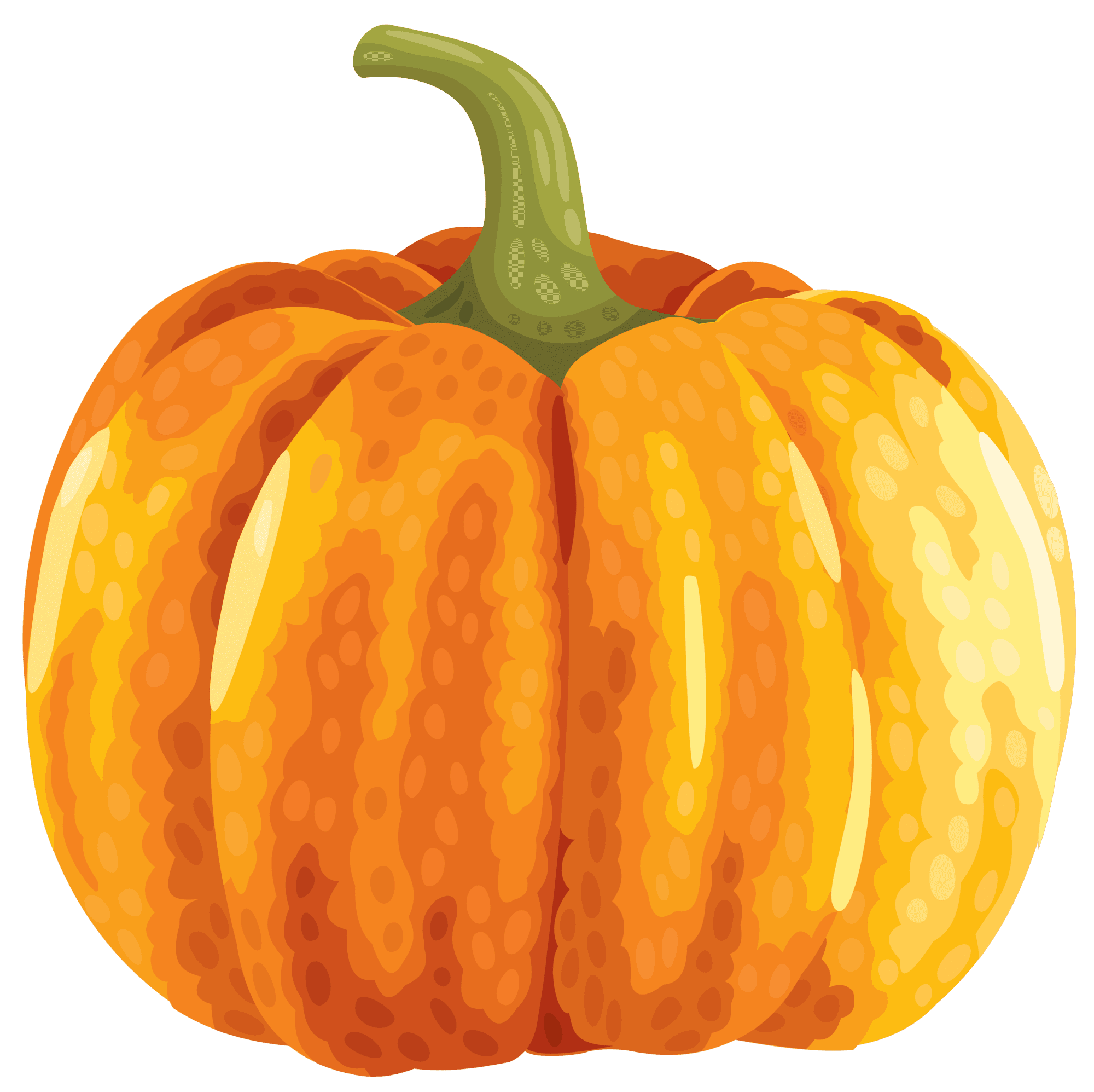 Cute fall large autumn pumpkin clipart image