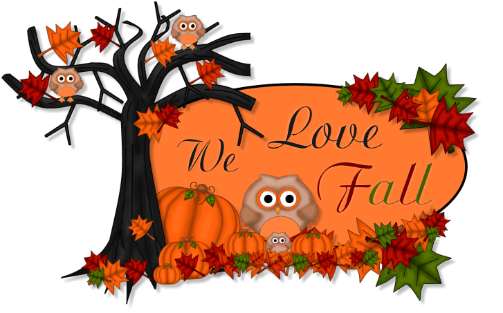 Cute fall october news merryhill school clipart clip art