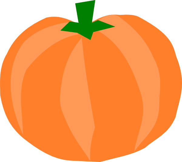 Cute fall pumpkin clipart vector line