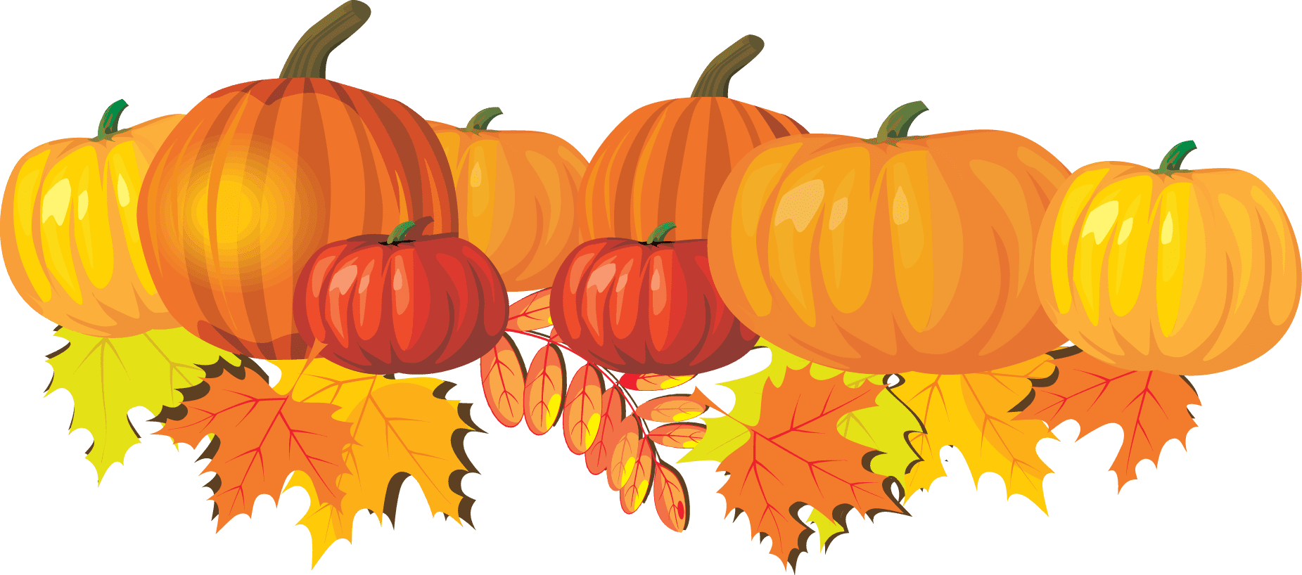 Cute fall word clipart picture