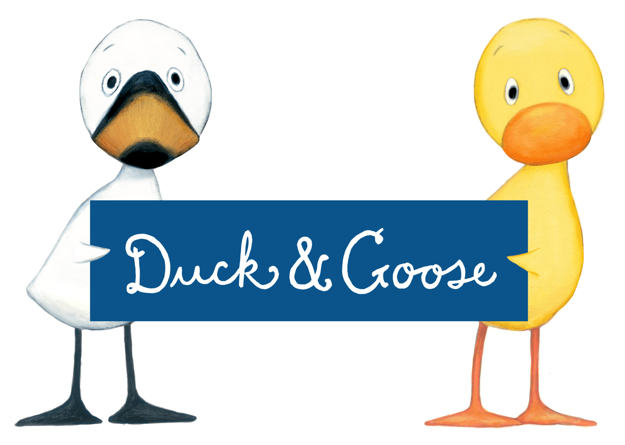 Duck goose design of today clipart logo