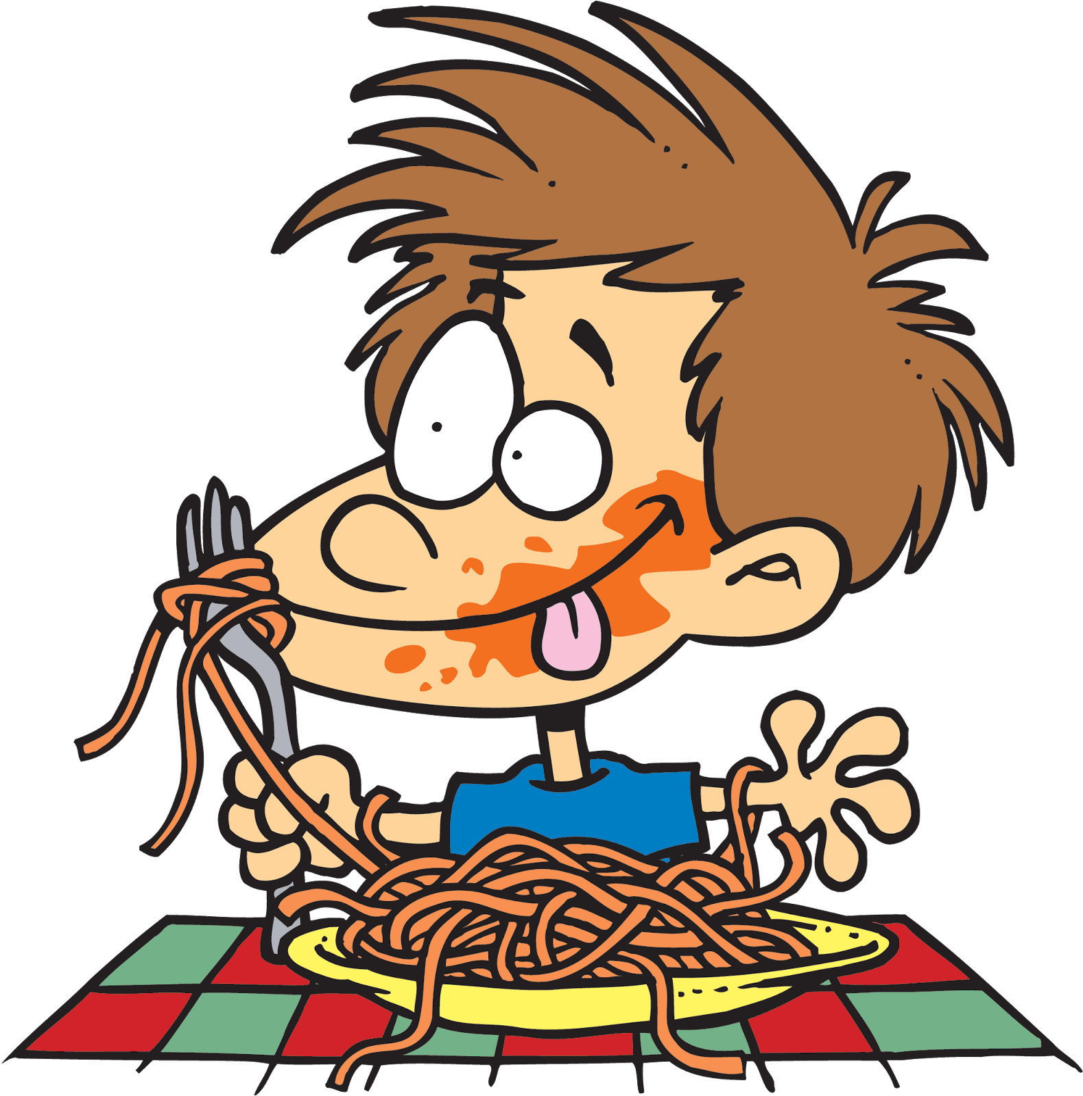 Eating cartoon clipart clip background