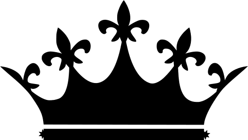 Emperor queen crown image silh clipart