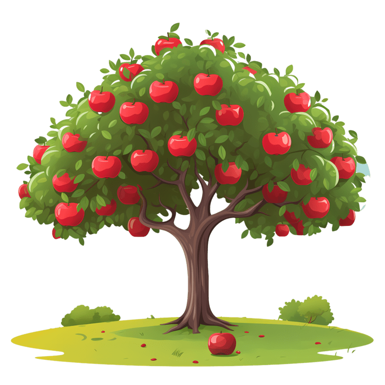 Fruit apple tree others clipart background