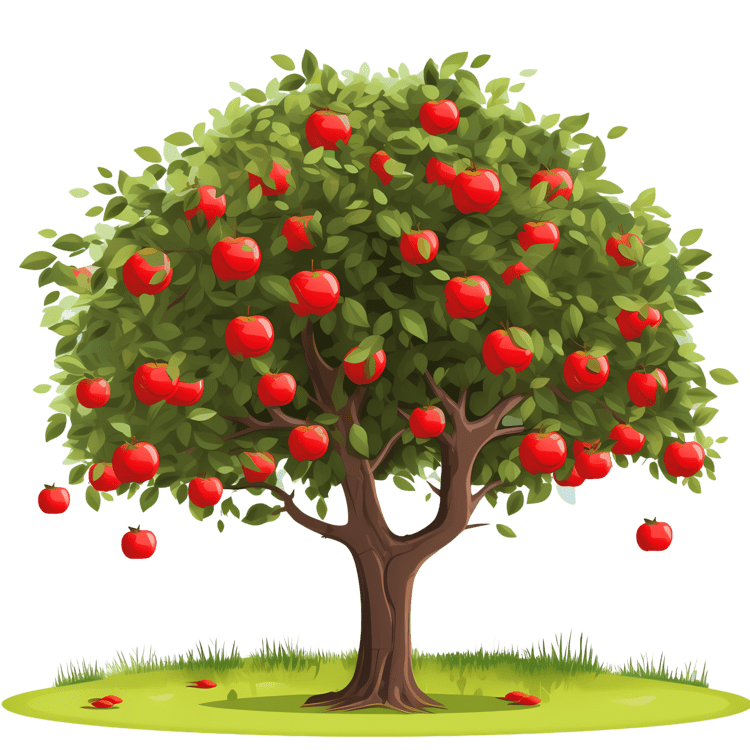Fruit apple tree others clipart clip art 2