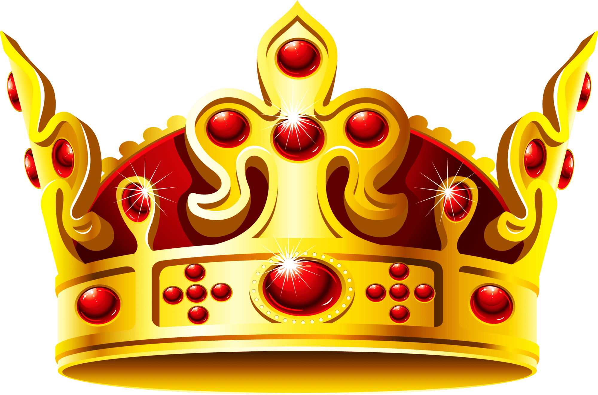 Gold crown clipart king and queen image