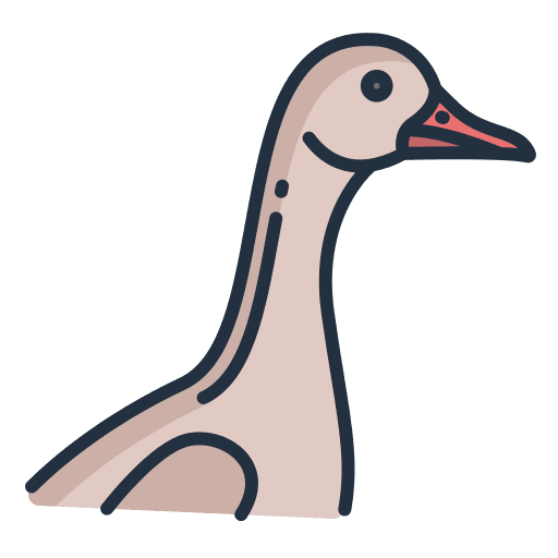 Goose animals clipart background