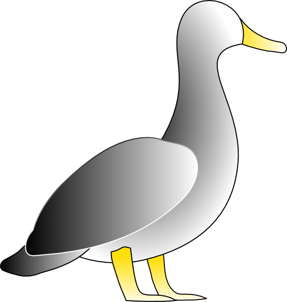 Goose jonathon duck clipart vector