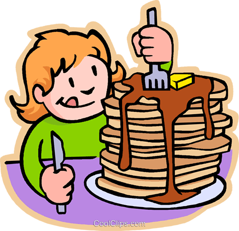 Graphic boy eating breakfast clipart eat picture