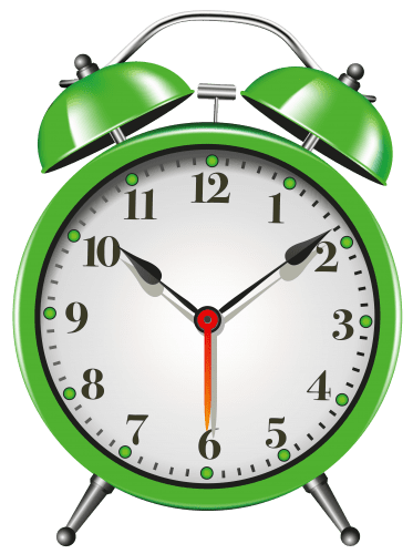 Green alarm clock clipart best image