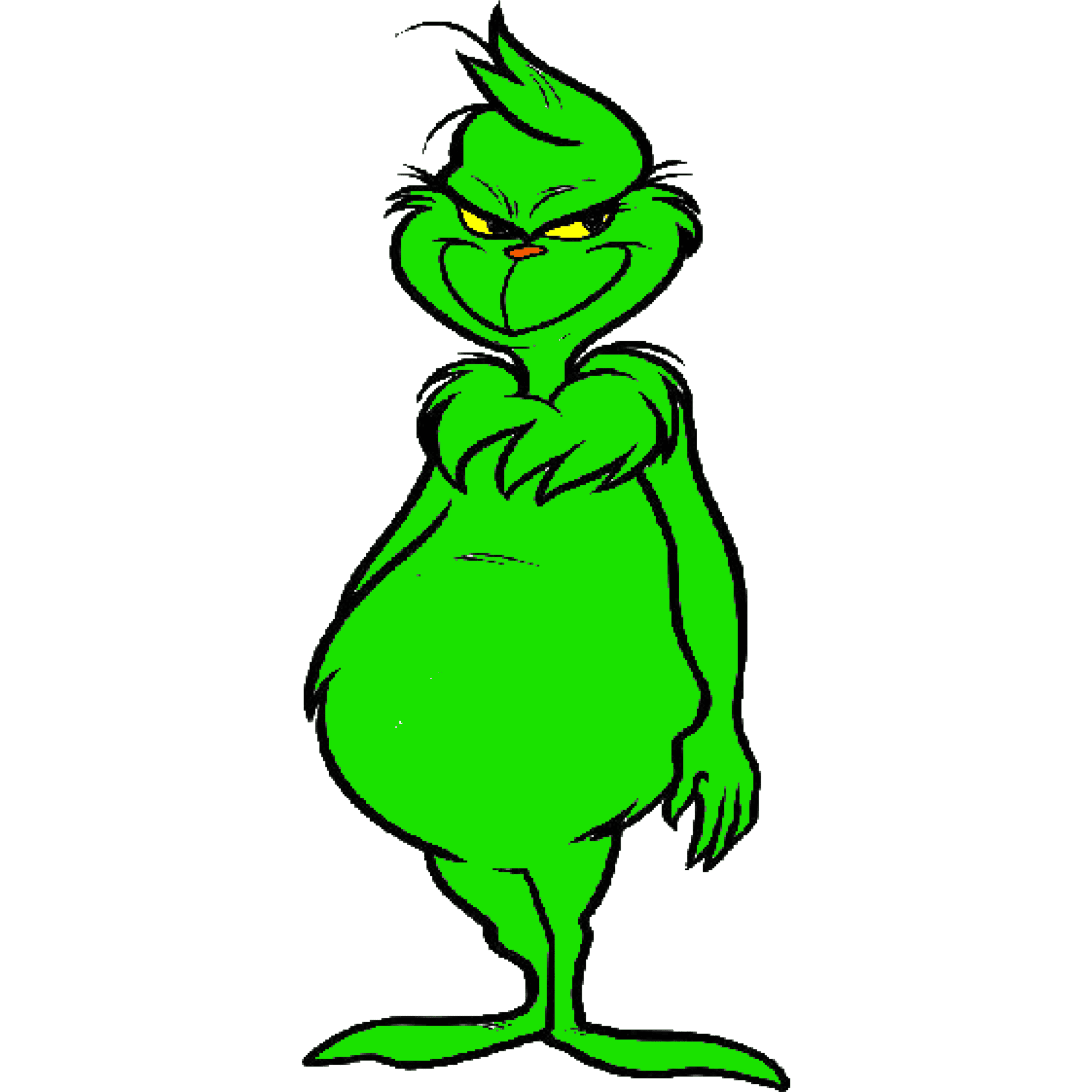 Grinch clipart full body background