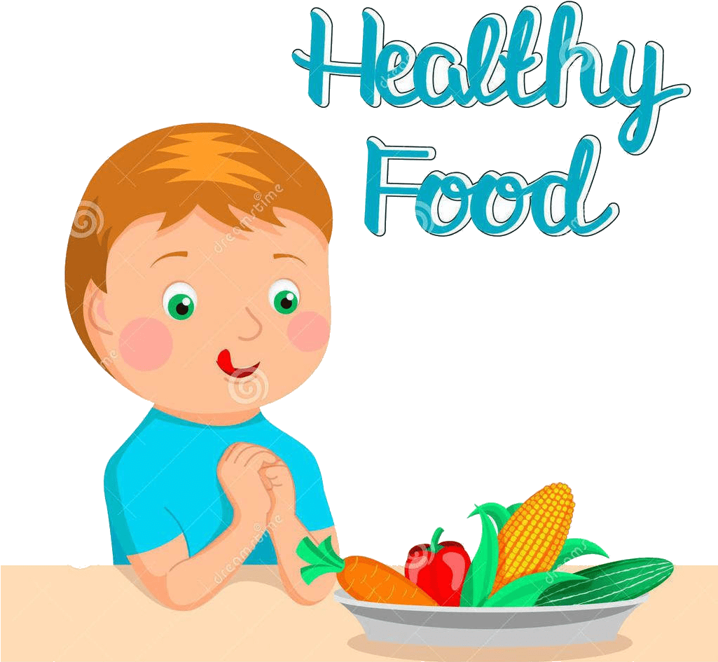 Healthy food eating clipart station magnificent vector