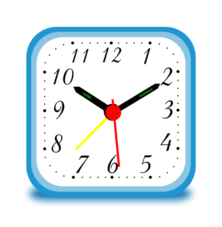 Home accessories alarm clock clipart picture