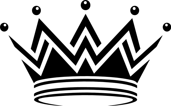 Kings queen crown clipart image heart