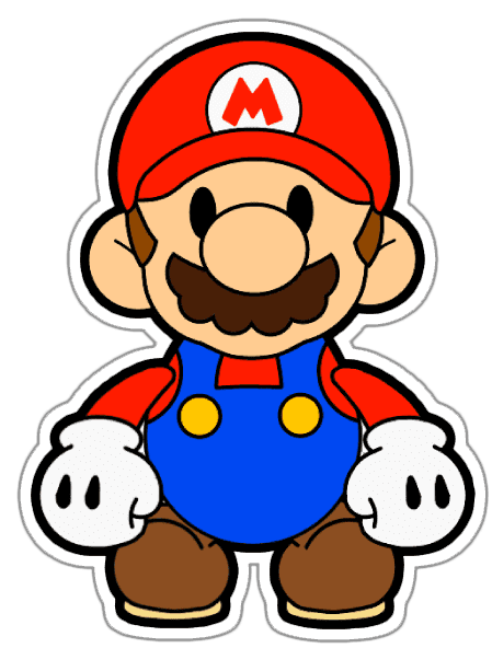 Mario bros clipart digital printable clip art