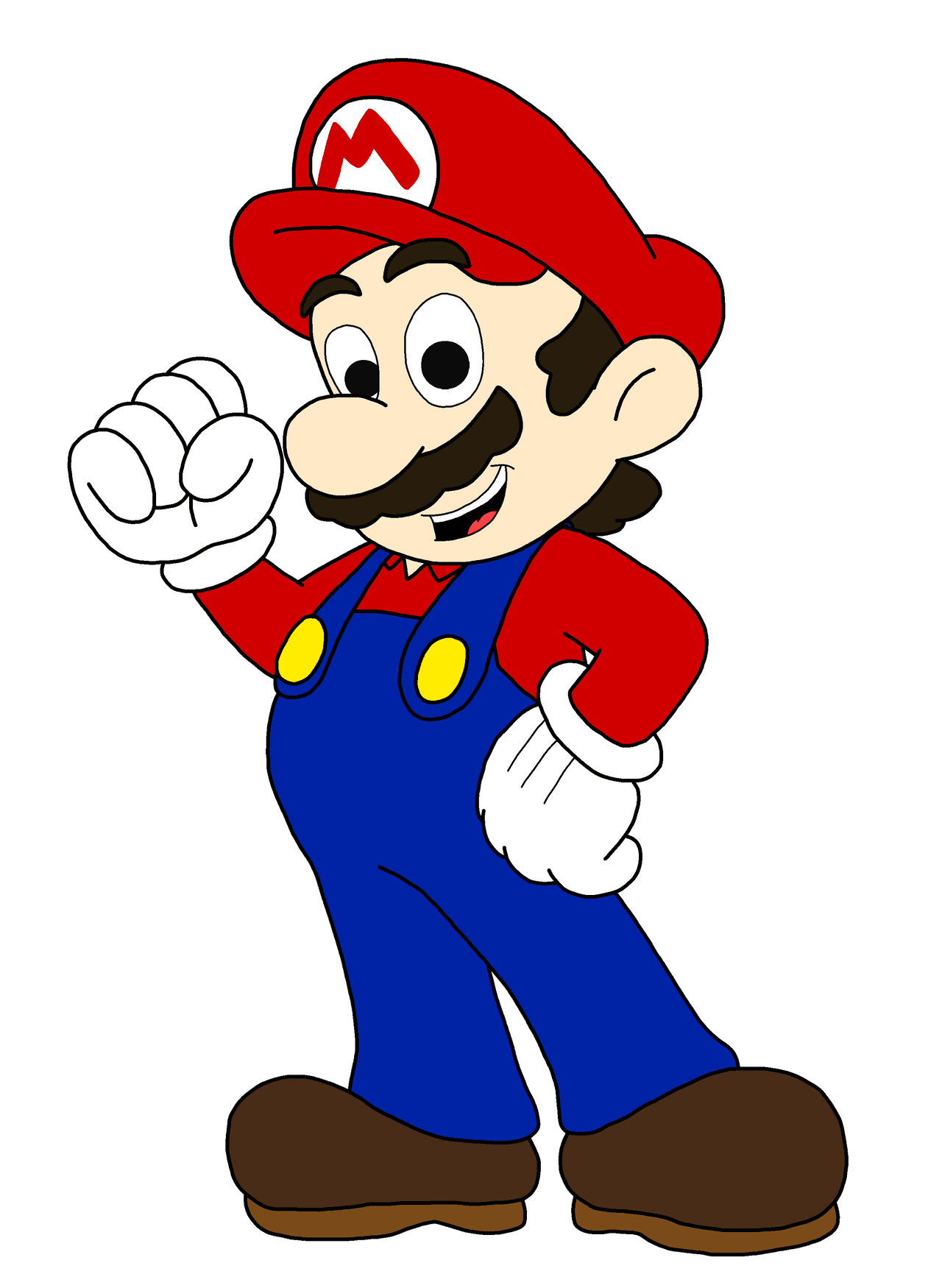 Mario by deetommcartoons clipart photo