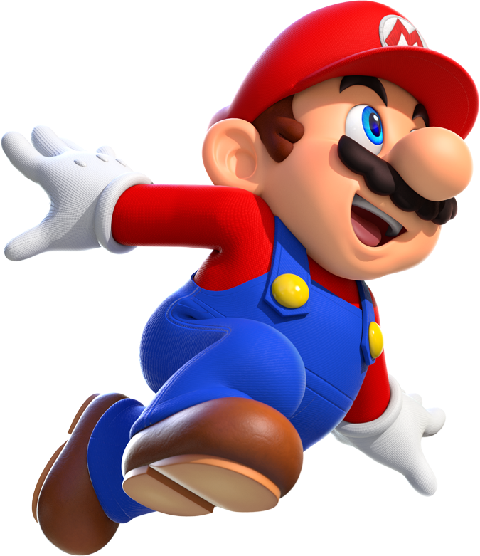 Mario flying clipart background