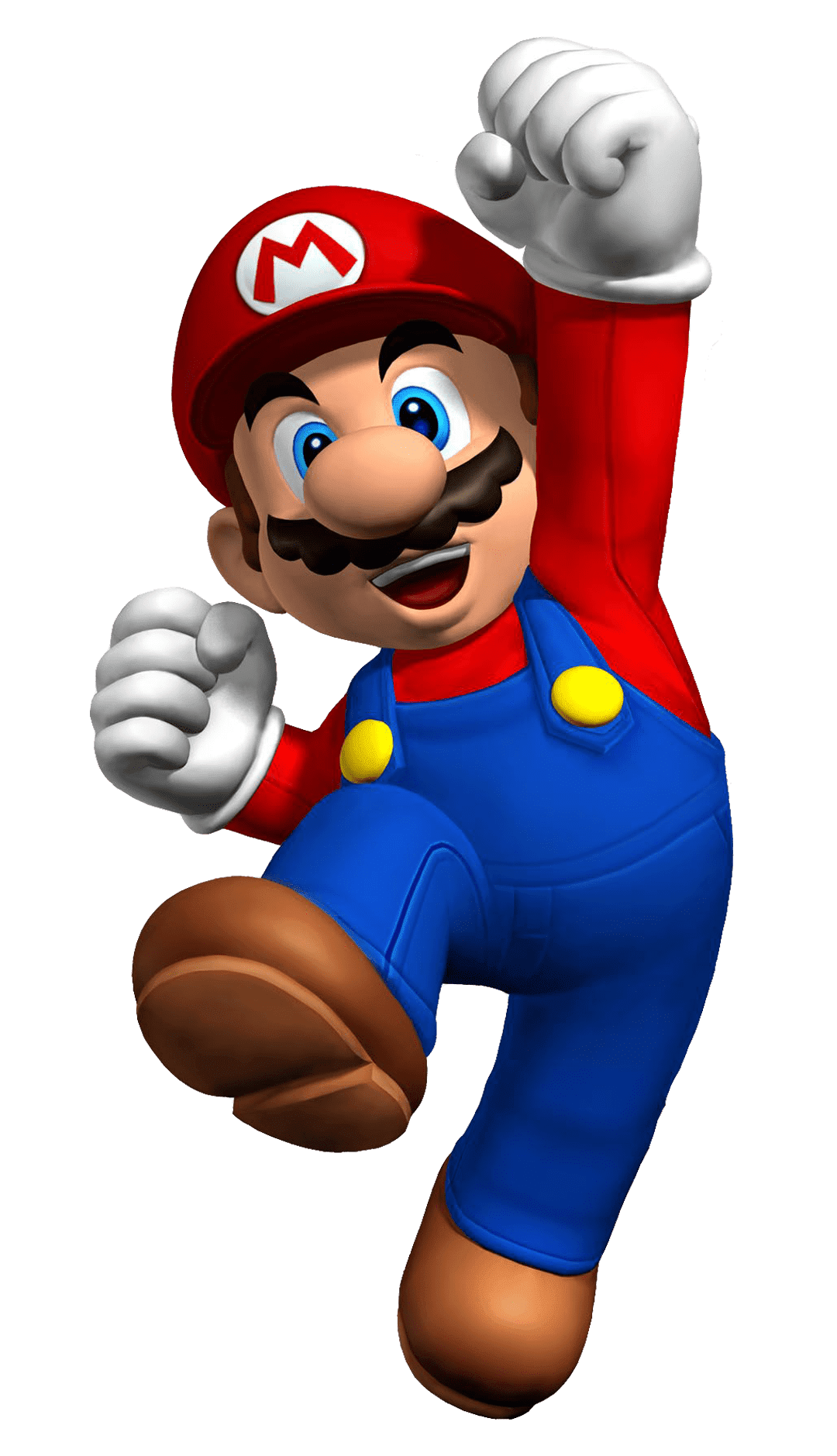 Mario jumping stic bros super clipart vector