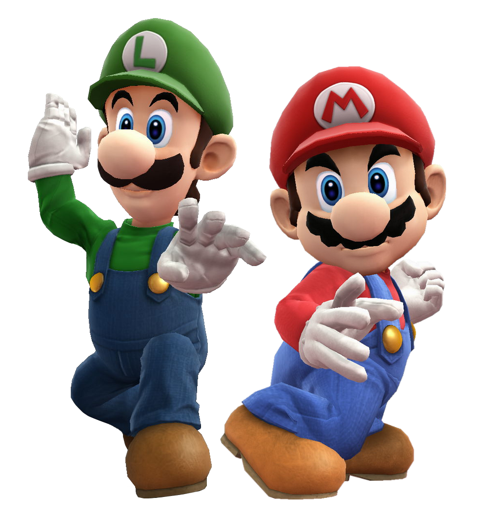Mario luigi clipart games videogames nintendo brothers image