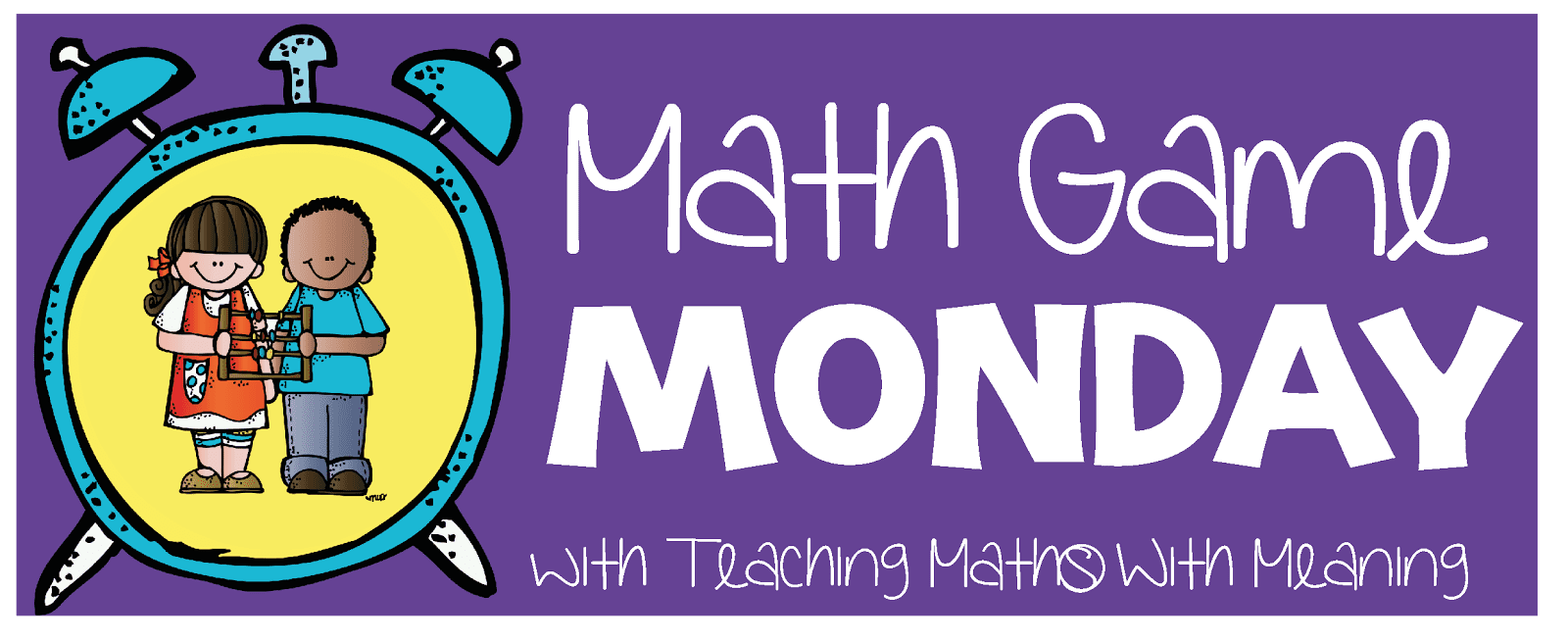 Math game monday mathful learners clipart logo