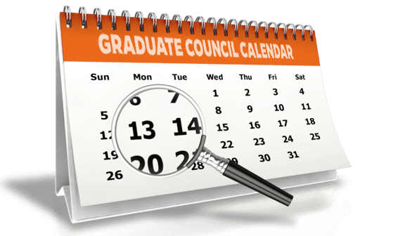 Meeting dates agenda deadlines the graduate school clipart logo