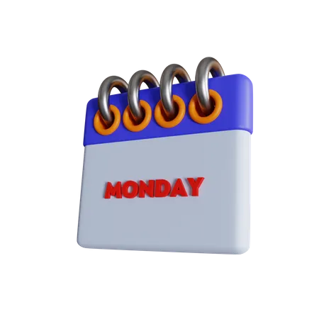 Monday in blend gltf clipart free