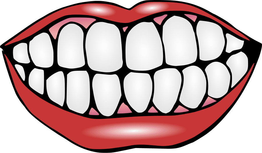 Mouth and teeth clipart print out laminate for photo