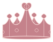 Pink queen crown sticker premium clipart vector – Clipartix