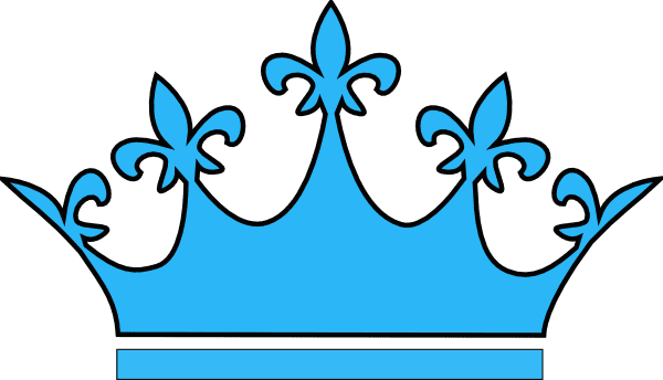 Queen crown clipart vector line 3