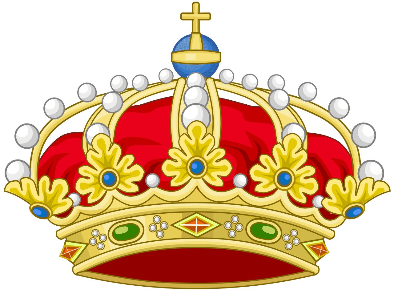 Queen crown heraldic of the consort spain clipart logo