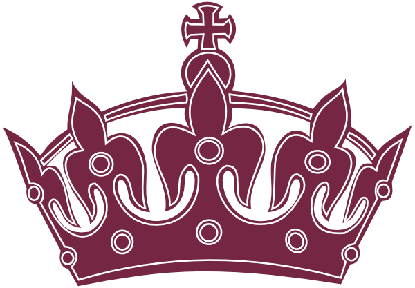 Queen crown keep calm clipart vector