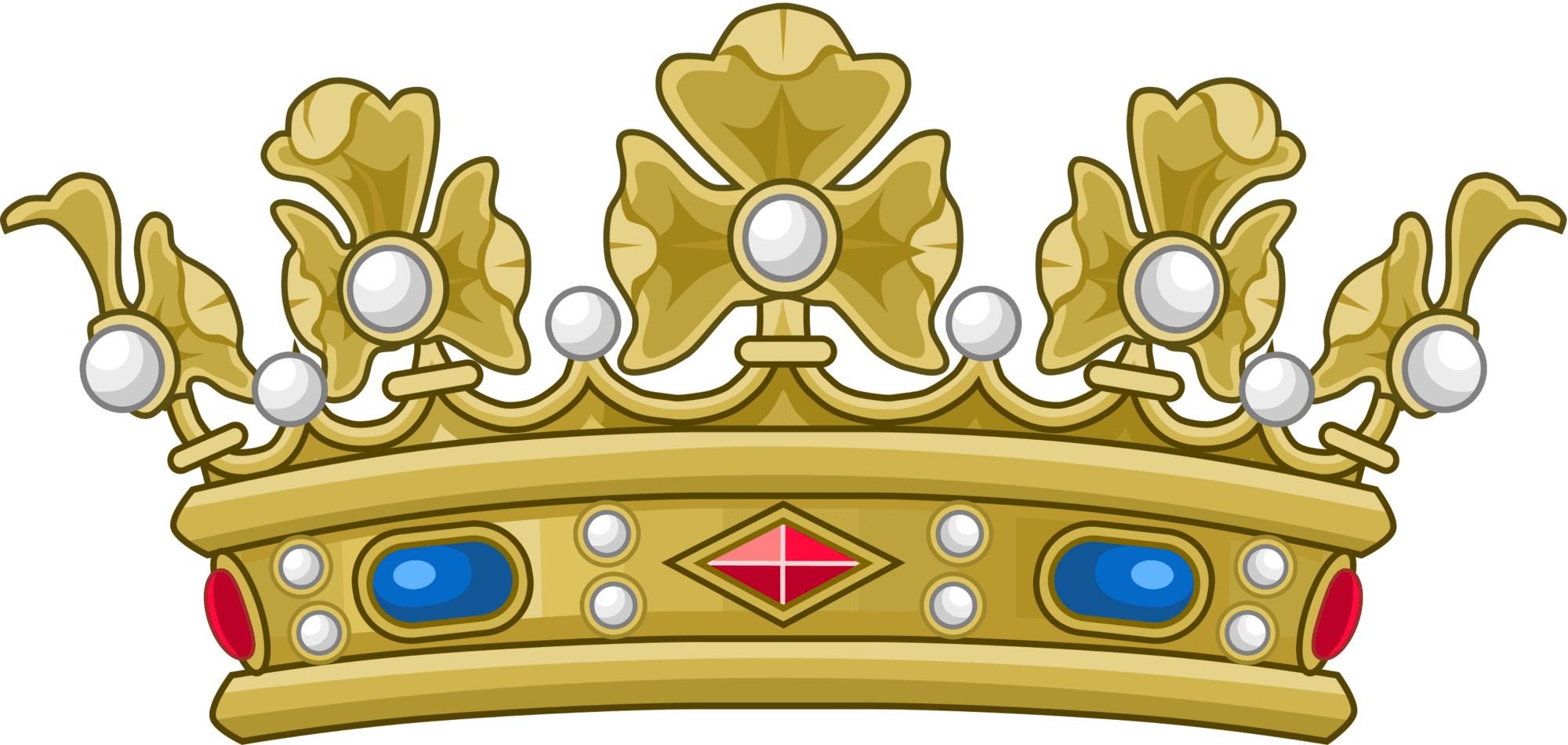 Queen crown of duke france variant clipart picture