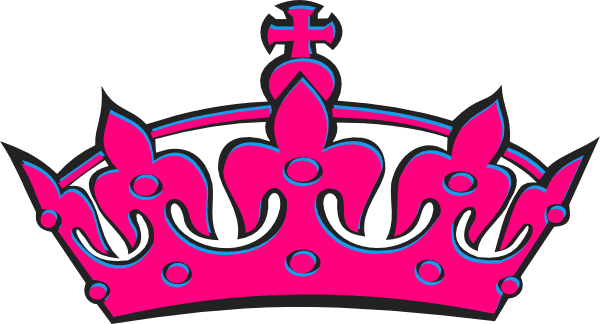 Queen crown pink clipart images cartoon princess