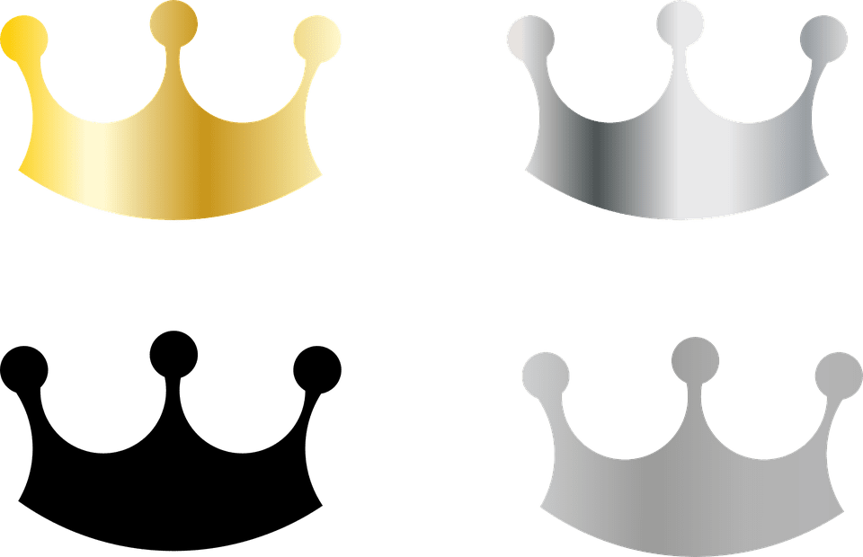 Queen crown prince princess vector clipart
